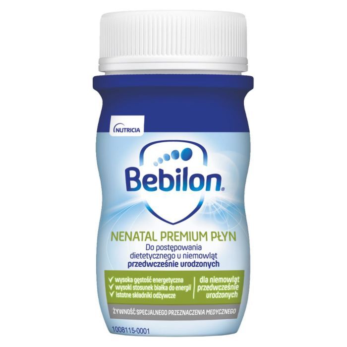 Bebilon Nenatal Premium, żywność specjalnego przeznaczenia medycznego, płyn, 24 x 70 ml main product photo