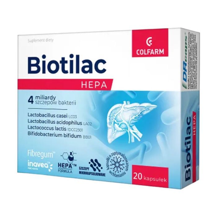 Biotilac Hepa, kaps., 20 szt main product photo