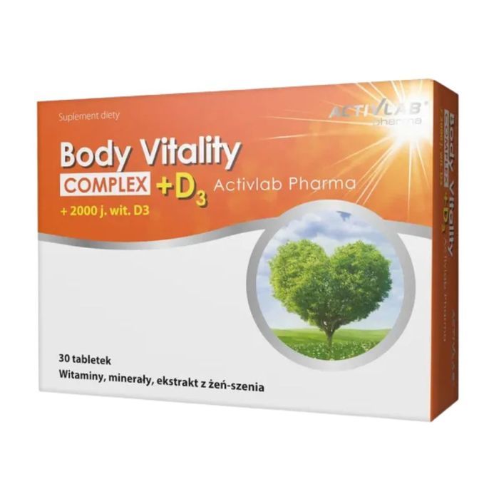 Body Vitality Complex + D3 ActivLab Pharma, kapsułki, 30 szt main product photo