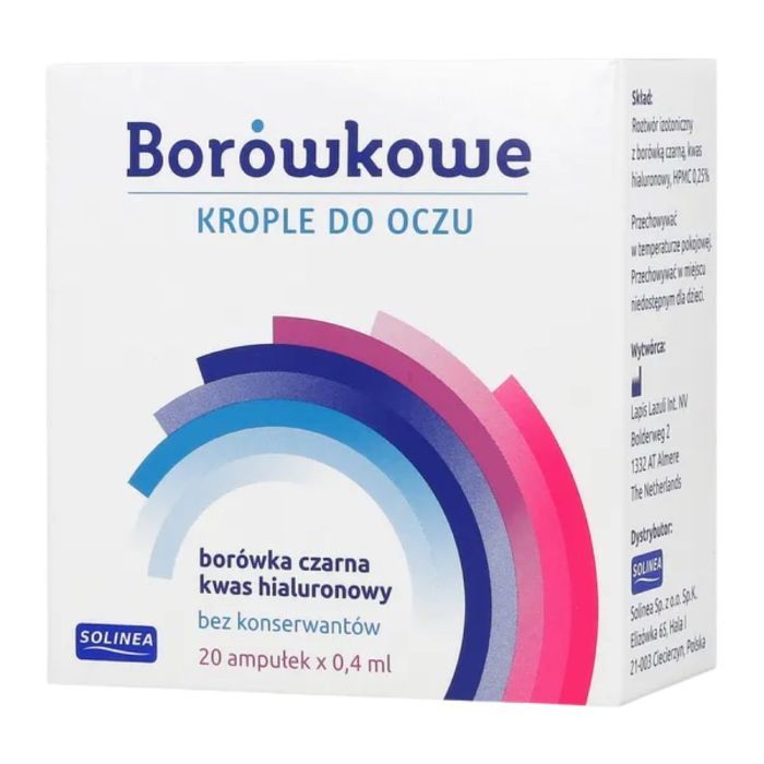 Borowkowe, krople do oczu, 0,4 ml, 20 minim. main product photo