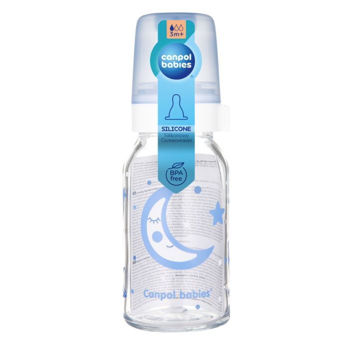 Butelka szklana wąska Canpol babies 120 ml NIGHT DREAMS main product photo