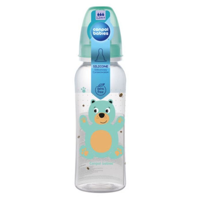 Canpol, butelka dekorowana "Wesołe zwierzaki", 250 ml main product photo