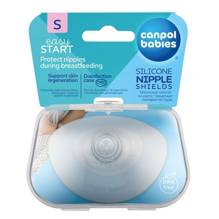 Canpol babies silikonowe osłonki piersi EasyStart S, 2 szt. main product photo