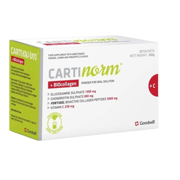 Cartinorm + BIOcollagen, prosz.d/rozp.w wodzie, 20 sasz. main product photo