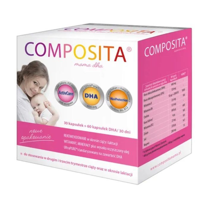 Composita Mama DHA, kapsułki, 90 szt. main product photo