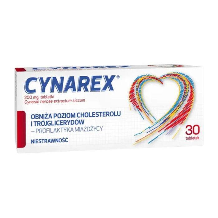 Cynarex, tabletki, 250 mg, 30 szt. main product photo