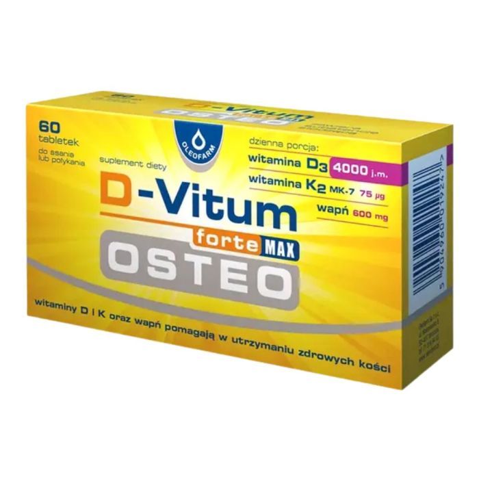 D-Vitum forte Max Osteo, tabl., 60 szt main product photo