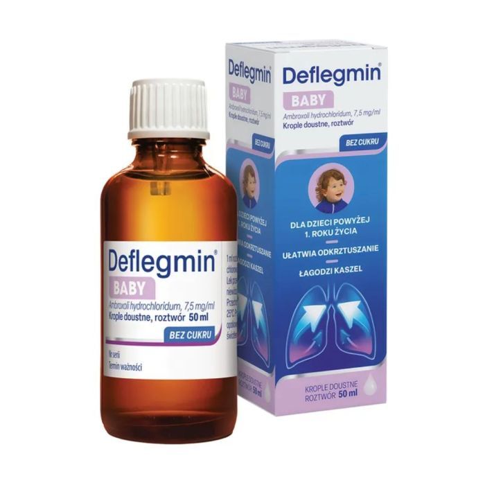 Deflegmin Baby, (7,5 mg/ml), krople doustne, 50 ml main product photo