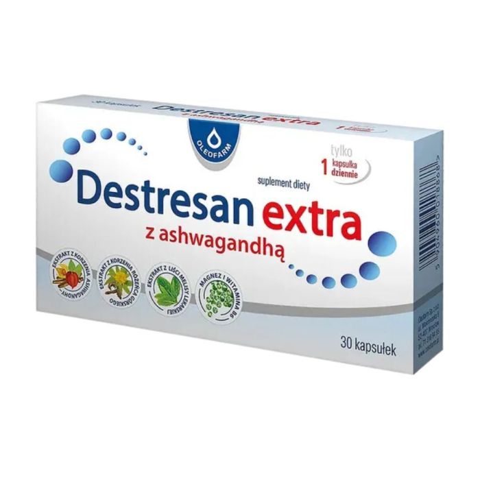 Destresan extra z Ashwagandha, kaps.twarde, 30 szt main product photo