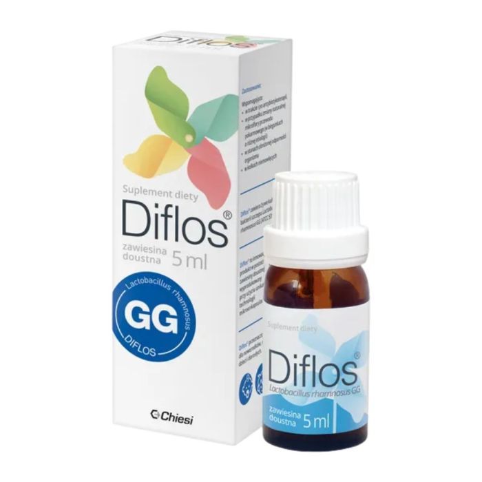 Diflos, płyn w kroplach, 5 ml main product photo