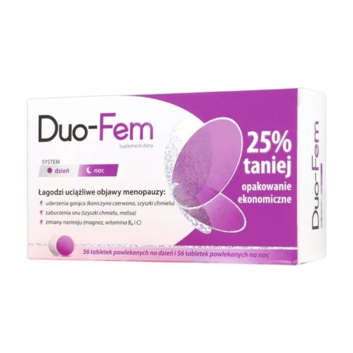 Duo-FeM, 56 tabl.na dzien+ 56 tabl.na noc main product photo