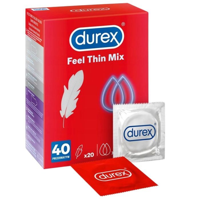 Durex Feel Thin Mix, prezer, 40 szt main product photo