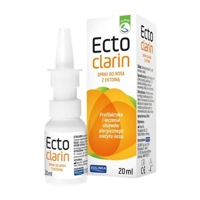 Ectoclarin, spray, do nosa, z ektoina, 20 ml main product photo