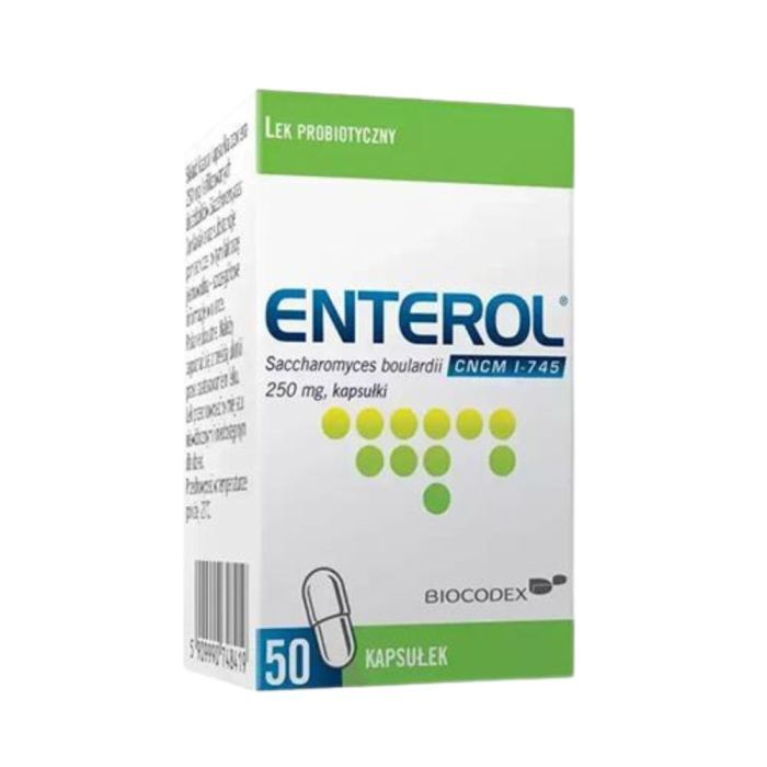 Enterol 250, 250 mg, kaps., 50 szt main product photo