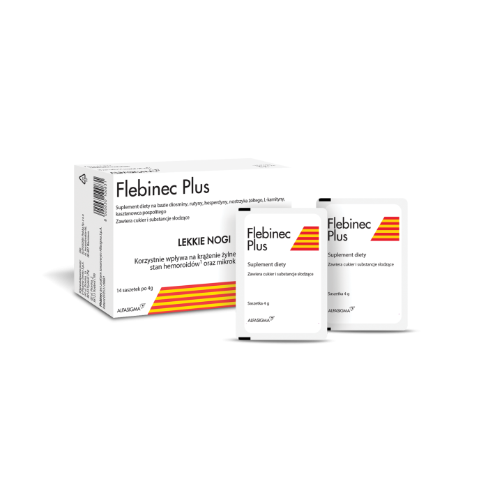 Flebinec Plus, proszek, 4 g, 14 sasz. main product photo