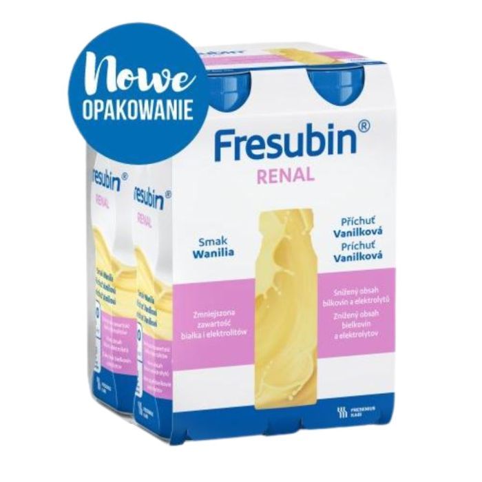 Fresubin Renal, plyn, o sm.waniliowym, 200 ml, 4 but main product photo