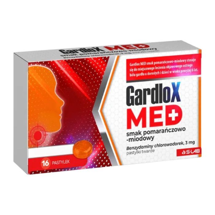 Gardlox Med smak pomaranczowo-miodowy,3mg, pastyl.tw.,16szt main product photo
