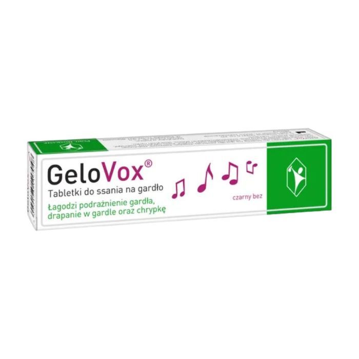 GeloVox, tabl.do ssania,na gardlo,czarny bez, 20 szt main product photo