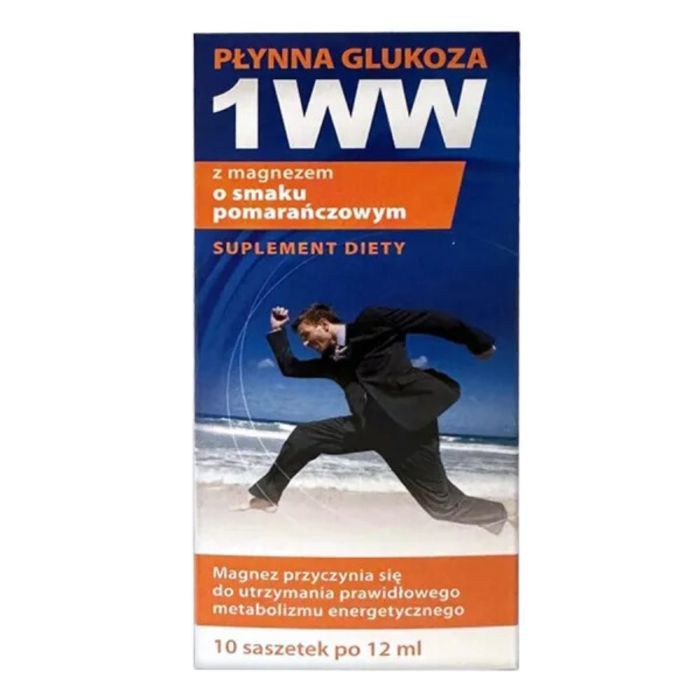 Glukoza plynna 1WW z magnezem, sm.pomaranczowy, 10sasz. main product photo