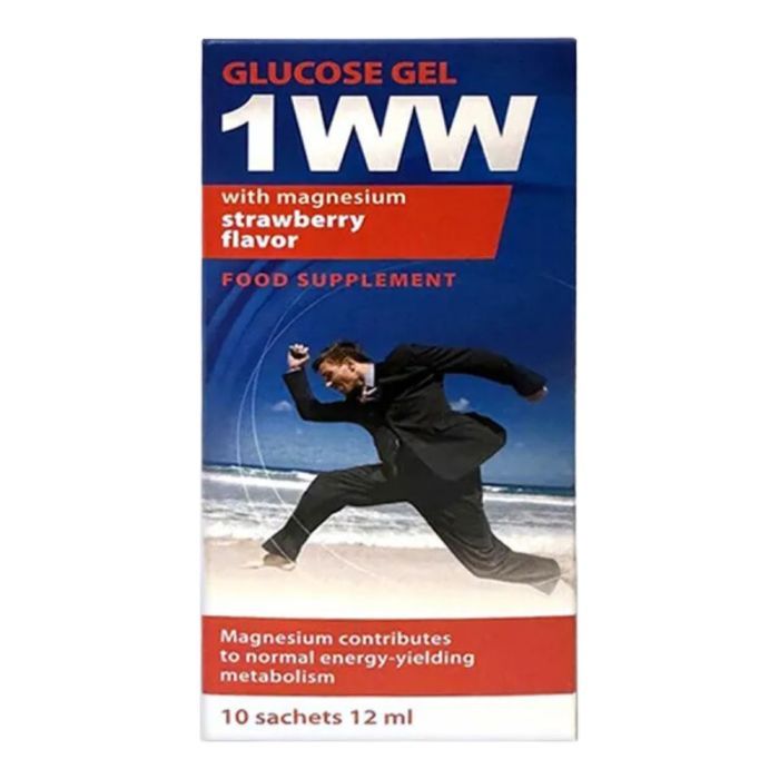 Glukoza plynna 1WW z magnezem, sm.truskawkowy, 10sasz. main product photo