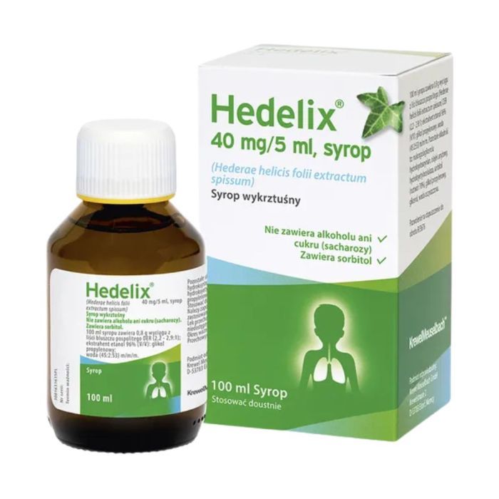 Hedelix, 40 mg/5 ml, syrop, 100 ml main product photo