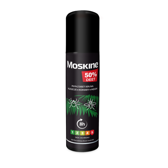 Moskine płyn na komary, kleszcze, meszki z 50% DEET, 80ml main product photo