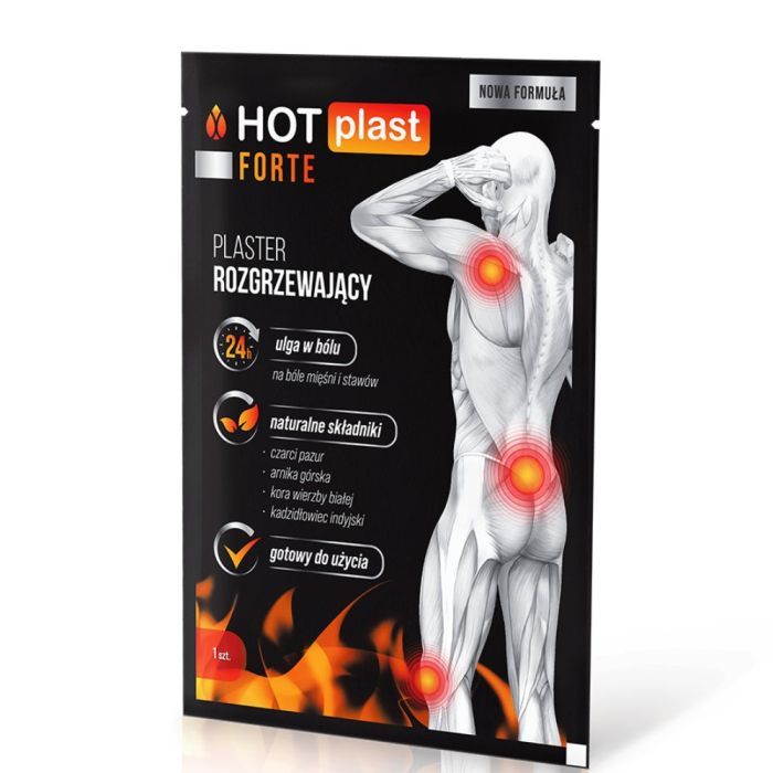 Hot Plast Forte, plaster rozgrzewający, 9x14cm, 1 szt main product photo