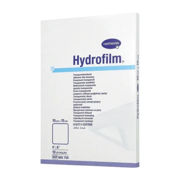 Hydrofilm, opatr.,foliowy, przezr.,jalowy,10x15cm, 10 szt main product photo