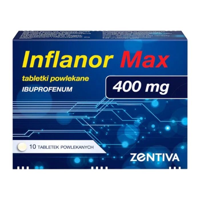 Inflanor Max, 400 mg, tabl.powl., 10 szt main product photo