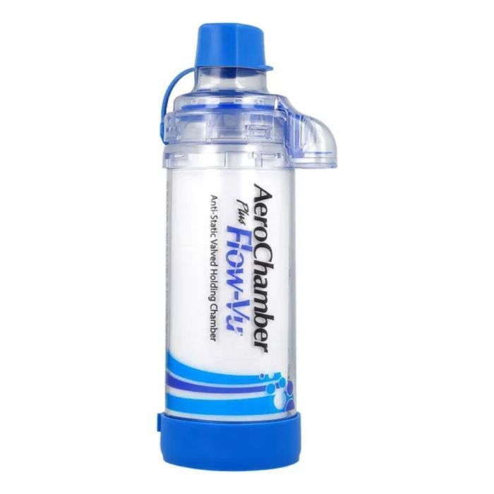 Inhalator Aerochamber Plus Flow VU,ustnik d/dor.(nieb),1szt main product photo
