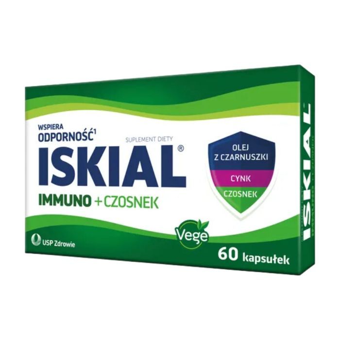 Iskial Immuno + Czosnek, kaps., 60 szt main product photo