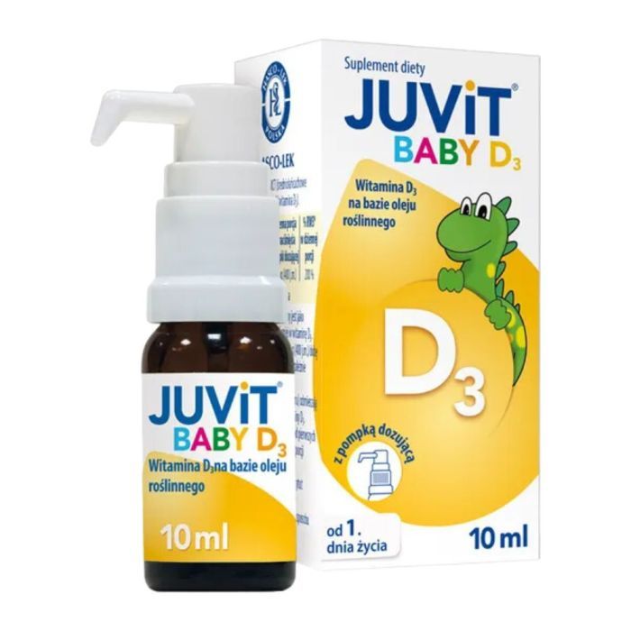 Juvit Baby D3, płyn (krople), 10 ml main product photo