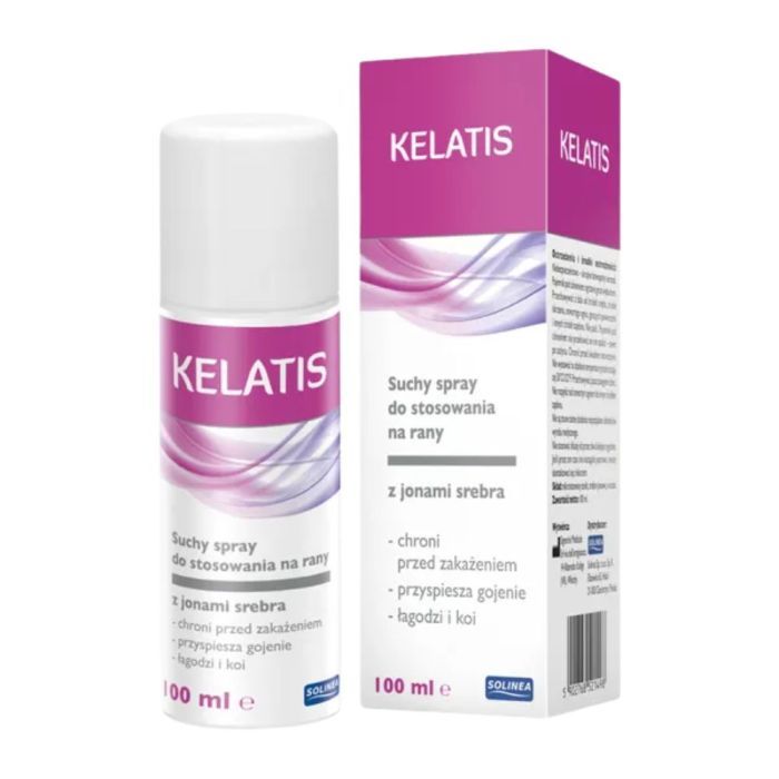 Kelatis, prosz., w sprayu, na rany, 100 ml main product photo