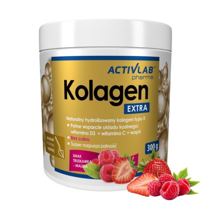 Kolagen Beauty Activlab Pharma, prosz.,sm.malina-trusk,300 g main product photo