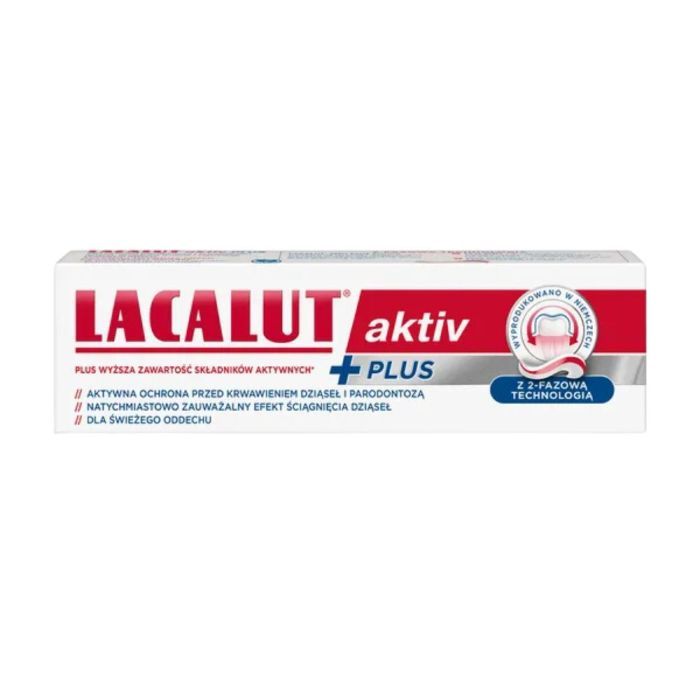 Lacalut Aktiv plus, pasta do zebow, 75ml main product photo