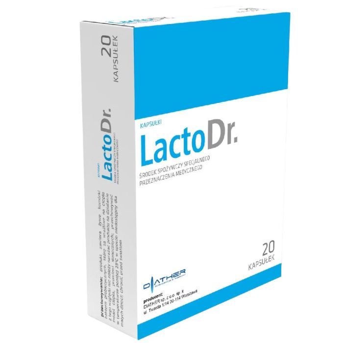 LactoDr., kapsułki twarde, 20 sztuk main product photo
