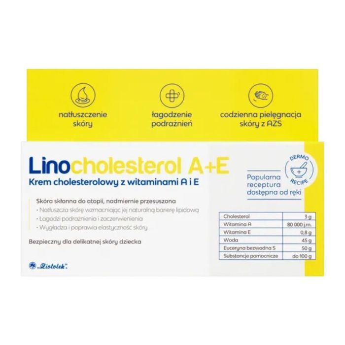 Linocholesterol A+E, krem,cholesterolowy z wit.A i E,90 g main product photo