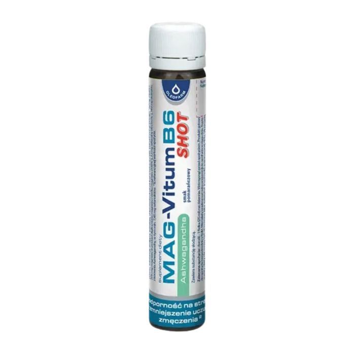 Mag-Vitum B6 Ashwagandha shot, plyn, 25 ml main product photo