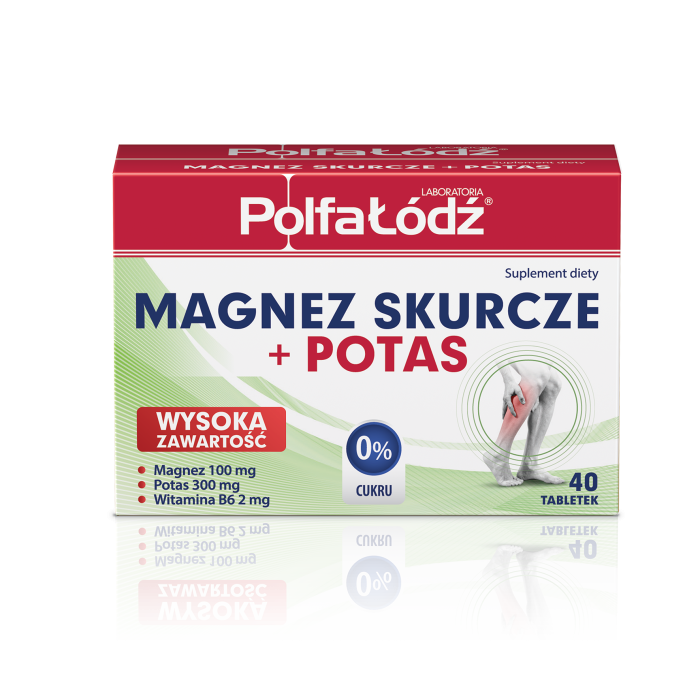 Laboratoria PolfaŁódź Magnez Skurcze+Potas, tabletki, 40 szt. main product photo