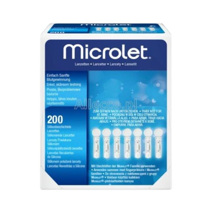 Microlet, lancety, (Ascensia), 200 szt main product photo