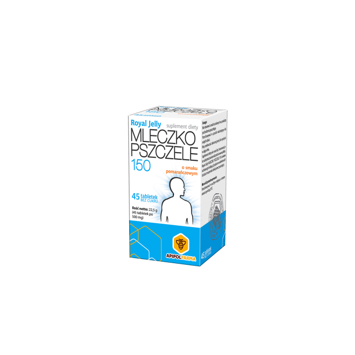 Royal Jelly Mleczko Pszczele 150, tabl., 45 szt main product photo