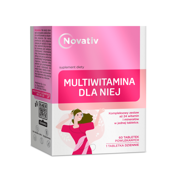 Novativ Multiwitamina dla Niej, tabletki powlekane, 60 sztuk main product photo