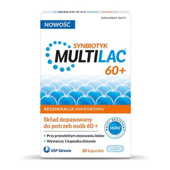 Multilac 60+, kaps., 20 szt main product photo