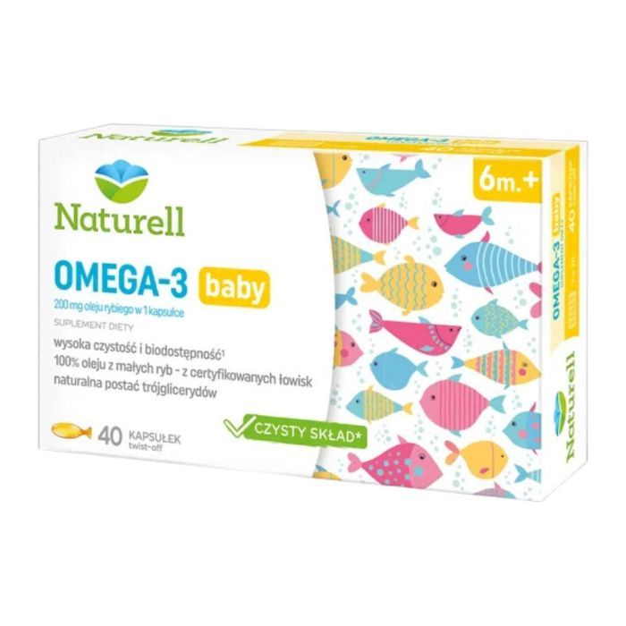 Naturell Omega 3 baby, kaps., 40 szt main product photo