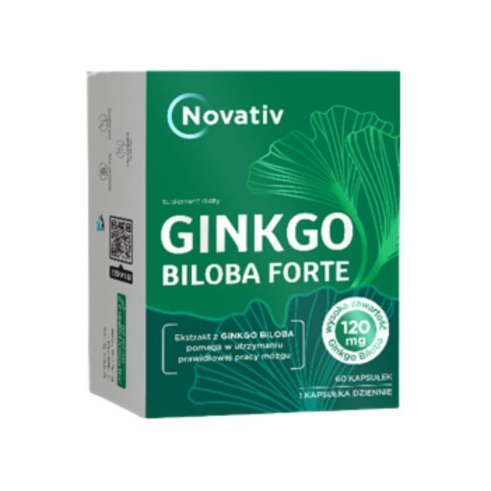 Novativ Ginkgo Biloba Forte, kapsułki, 60 szt. main product photo
