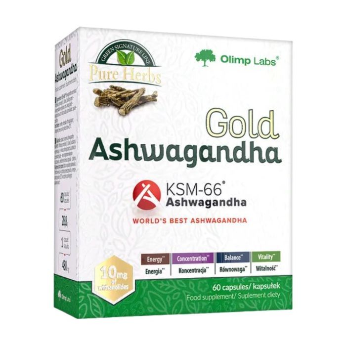 Olimp Gold Ashwagandha, kaps., 60 szt main product photo