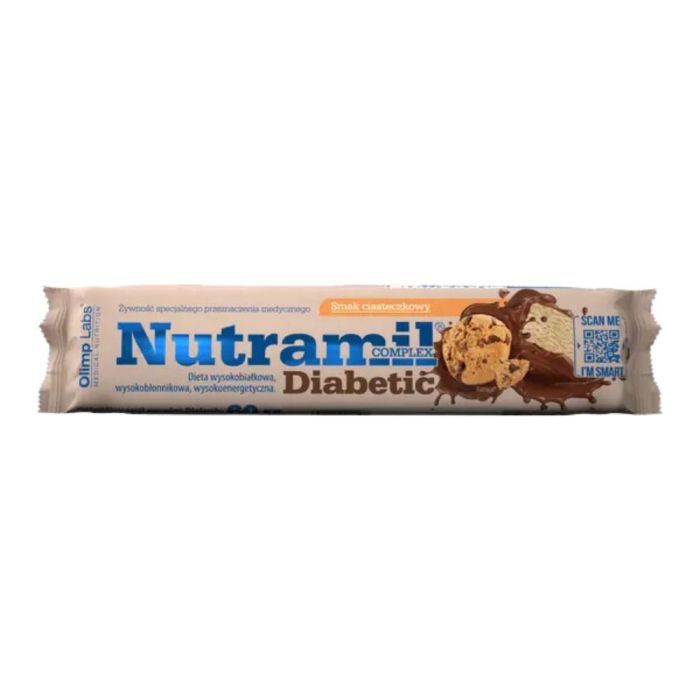 Olimp Nutramil Complex Diabetic,sm.ciasteczkowy,baton,60g main product photo