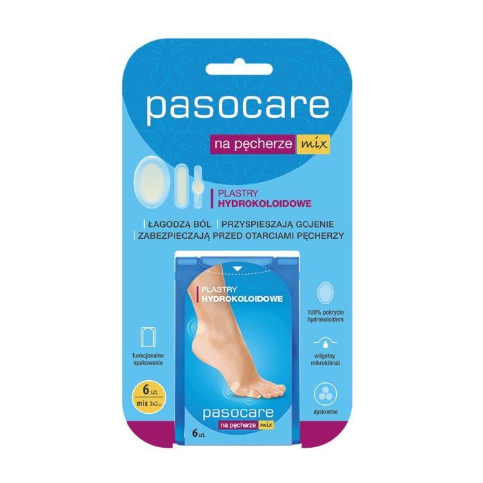 Plastry hydrokoloidowe na pęcherze pasocare MIX main product photo