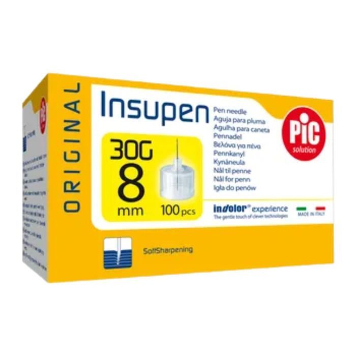 PiC Solution Insupen, igły do penów insulinowych 30G x 8 mm, 100 szt. main product photo