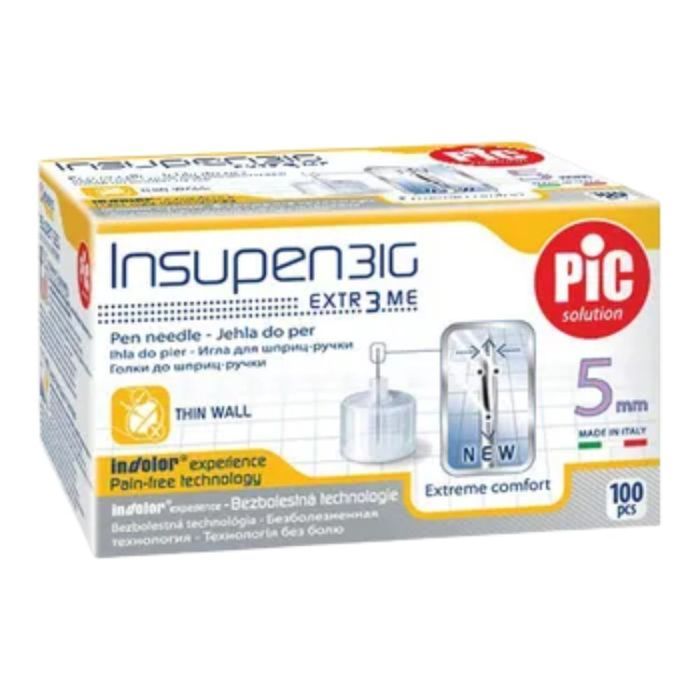 PiC Solution Insupen, igły do penów insulinowych, 31G x 5 mm, 100 szt. main product photo